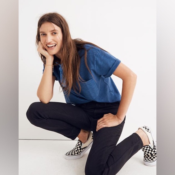 Madewell 10” High Rise Skinny Black Johnny Wash 26 - Picture 2 of 4